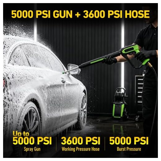 SEPLY 25FT Pressure Washer Gun and Hose Kit