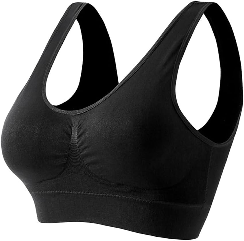 Wirefree Seamless Sports Bra for Women - Yoga & Activewear with Removable Pads, Supportive & Comfortable