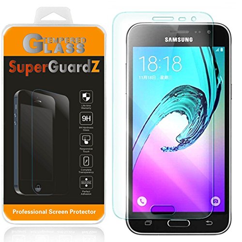 [3-Pack] for SuperGuardZ Tempered Glass Screen Protector for Samsung Galaxy J3 (2016) /J3 V/Sky/Sol/Express Prime/Amp Prime