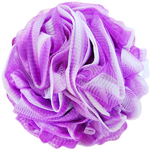 Loofah Bath Sponge Xl 75G Set Of 4 Bright Colors By À La Paix - Soft Exfoliating Shower Lufa For Silky Skin - Long-Handle Mesh Body Poufs- Women And Men’s Luffas -Large Scrunchy- Full Cleanse & Lather #TOP3