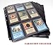 Produktbild docsmagic.de 50 18-Pocket Pages Black - Toploading Standard Size - MTG - Pokemon - 11-Hole - Schwarz