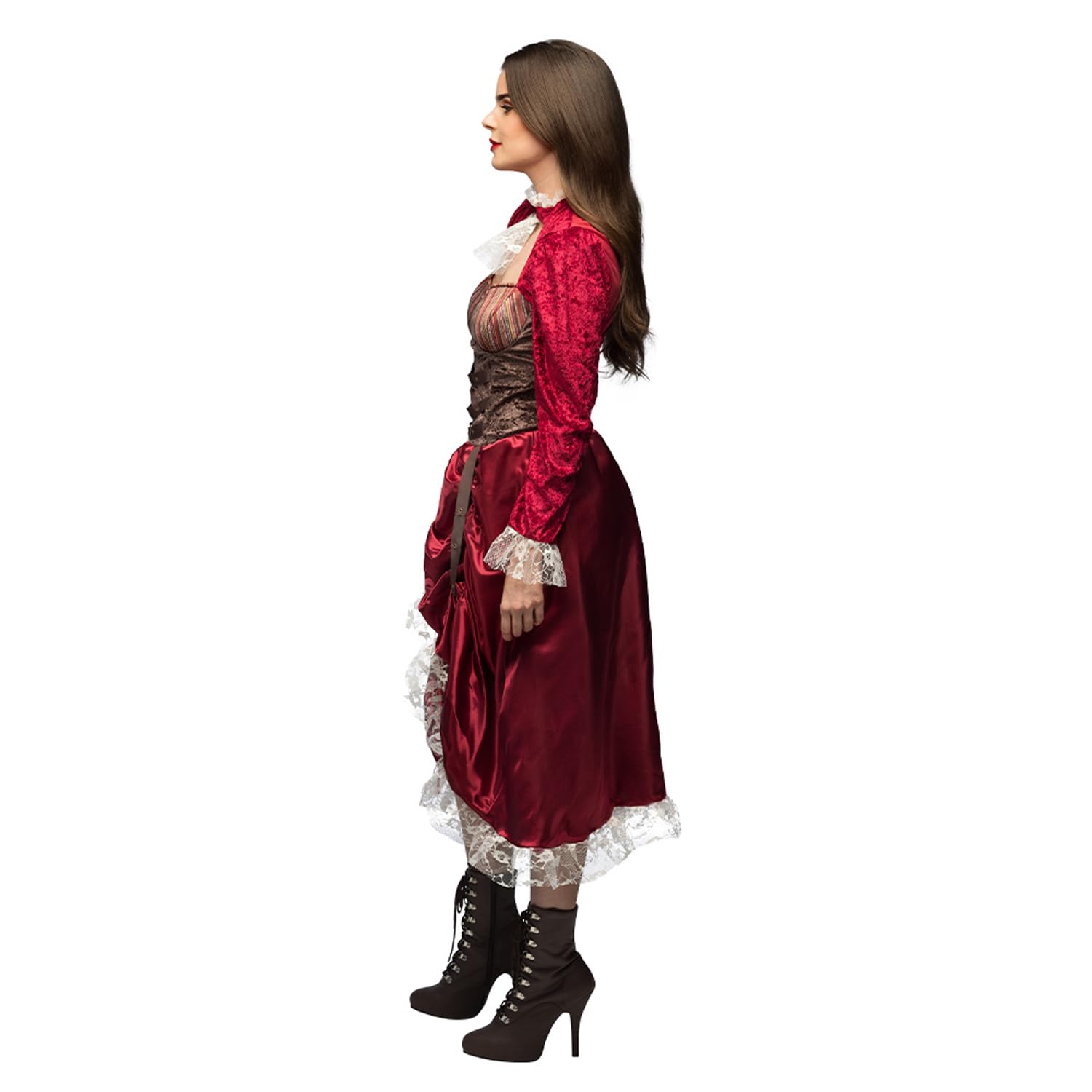 Boland - Steampunkowy kostium Almira dla dorosłych, strój na karnawał, imprezy tematyczne i cosplay, przebrania dla kobiet