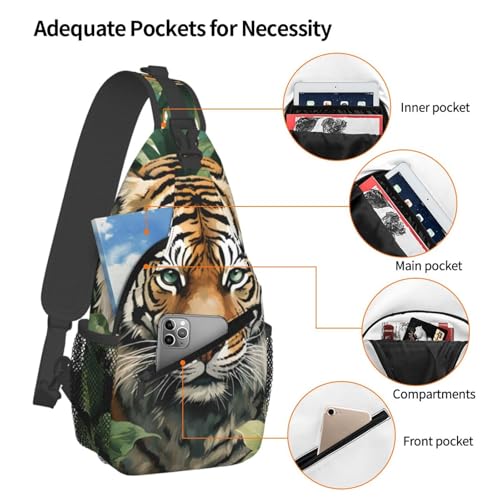 Mochila bandolera unisex ligera para viajes y exterior miniatura 4