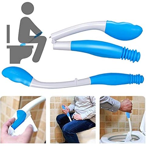 Toilet Aid for Wiping, Toilet Aids Tools, Folding Long Comfort 15.6" Wipe Self Assist Toilet Aid for Limited Mobility Elderly Pregnant Women Injured Person Cover