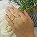 Imagen de Dazzlingrock Collection Anillo de boda apilable de oro macizo de 10 quilates con diamante redondo de 0
