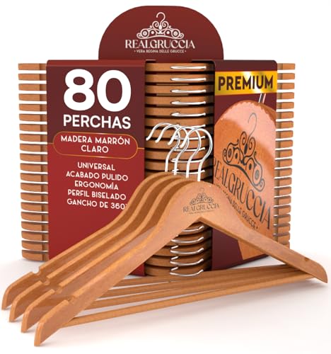 Perchas Ropa Madera Baratas Marca Eurocali