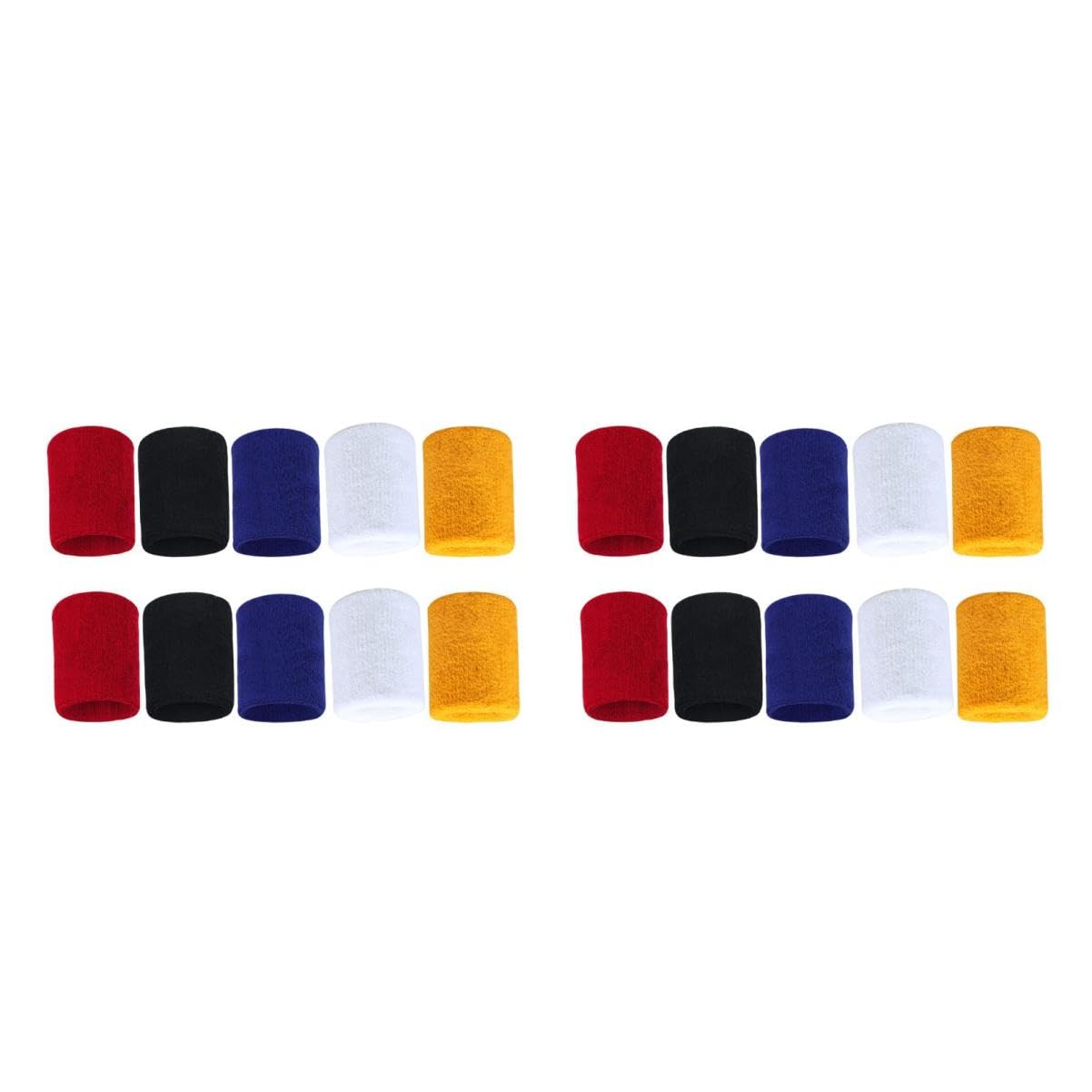 Healvian 20stücke Sport Wristbands Atmungsaktive Und Schweißabsorbierende Handgelenkschützer Ergonomische Unterstützung Für Fitness Basketball Badminton Und Radfahren