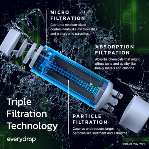 Image of everydrop by Whirlpool Ice and Water Refrigerator Filter 4, EDR4RXD1, Single-Pack