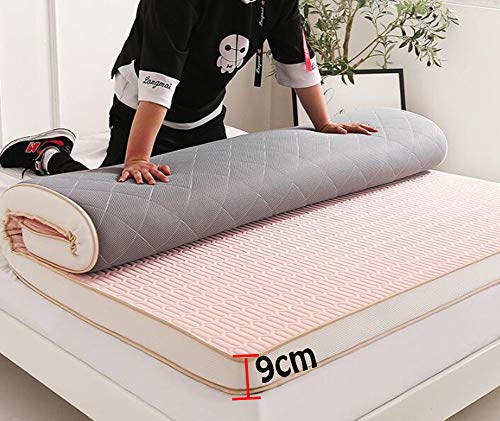 Latex Matratze Memory Foam-Matratze/Atmungsaktives Schlafpolster, Mittelfeste Matratze Mit Orthopädischem 7 Stützpunkte Komfortzone Schlaftypen 120 X