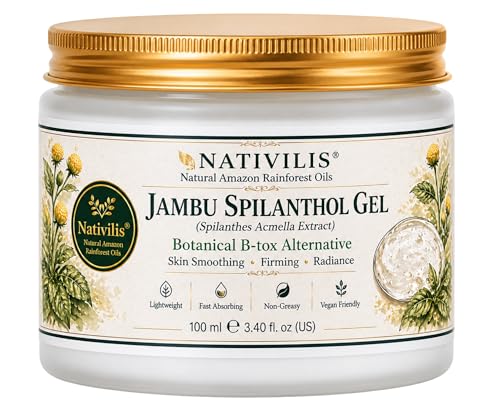 Gel de Jambu Spilanthol para tu rutina de cuidado nocturno y firmeza natural con Copaiba