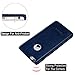 TURATA iPhone 6 6s Case Slim Fit Ultra Thin with Premium PU Leather Surface Non Slip Light Weight Hard Case Cover for iPhone 6 6s (4.7 inch)-Navy