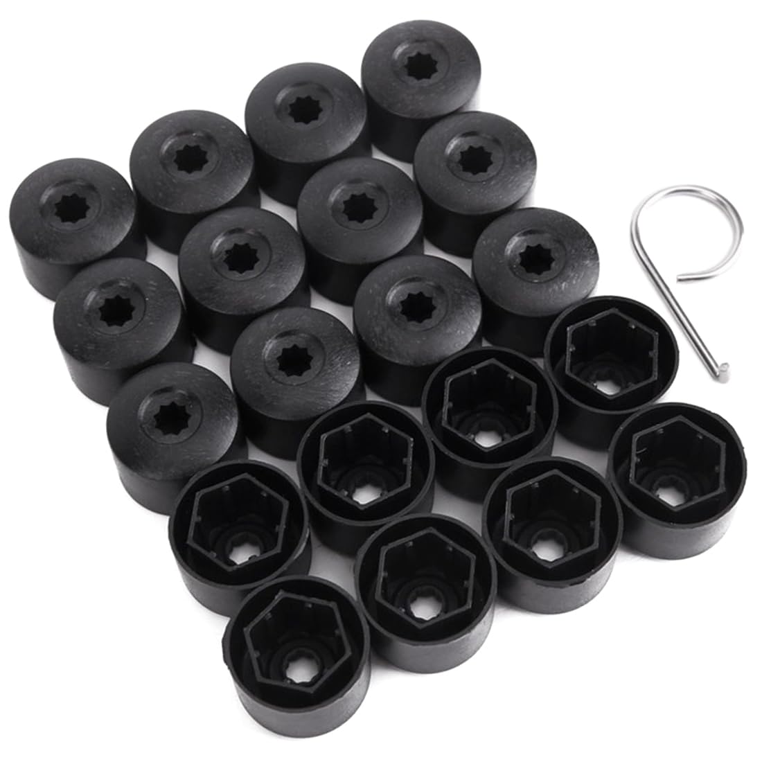 Cappucci copriruota 17 mm per Auto VW Golf Passat Beetle Audi