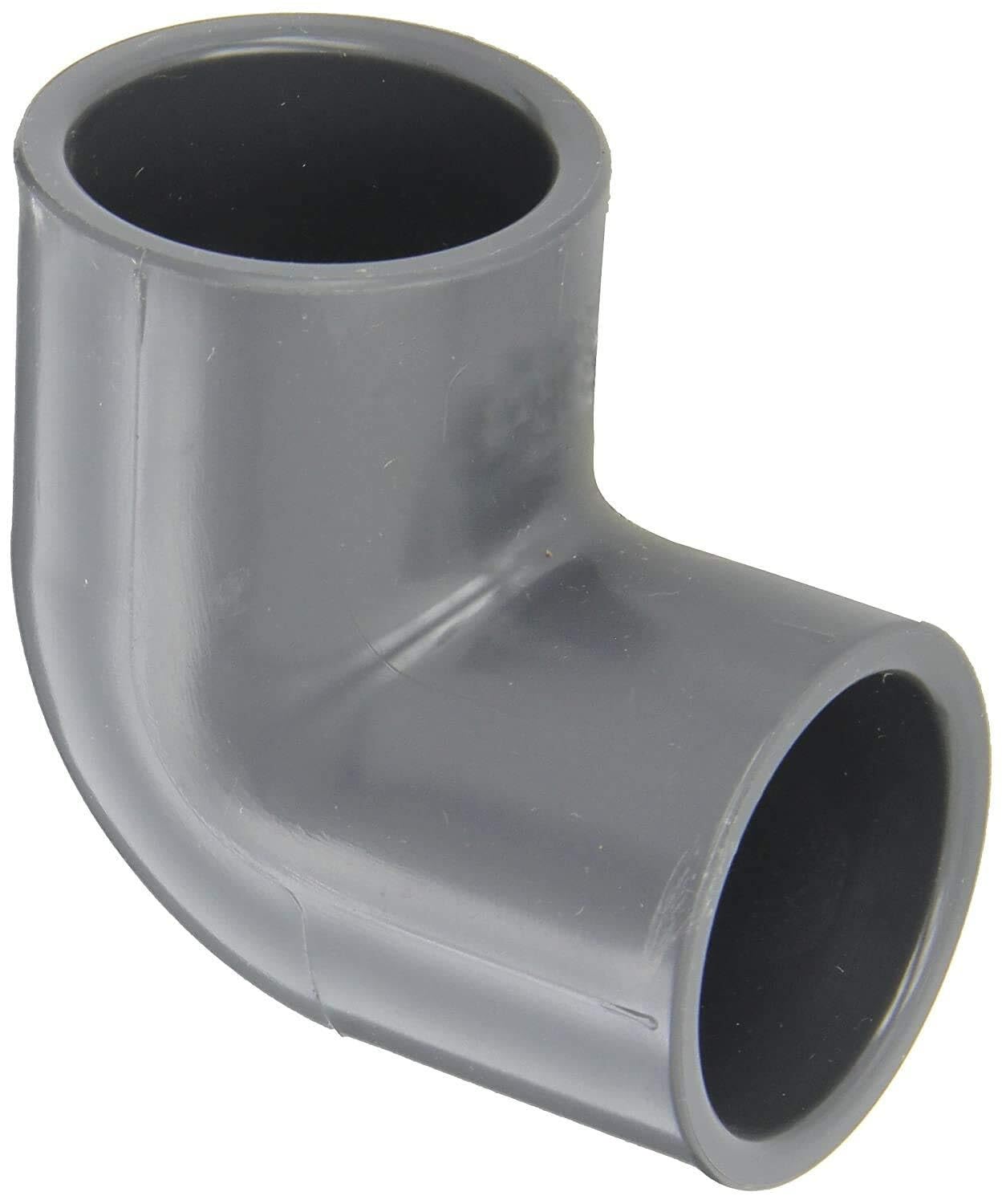 Connecteur de couplage, connecteur de tuyau, 30 pièces raccord de tuyau en PVC 40 mm douille coulissante connecteur de couplage coudé à 90 degrés for usage domestique ou industriel gris ( Color : Gray