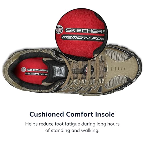 Image of Skechers Men's Cankton Steel Toe Construction Shoe - Electrical Hazard Rated, Memory Foam