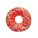 Produktbild OdeJoy Krapfen Lebensmittel Kissen Weich Plüsch Kissen Ausgestopft Sitz Pad Süss Abdeckung Fall Spielzeuge Kissen Abdeckung Verwenden Sie als Kissen Doughnut Pillow (MulticolorL,1 PC)