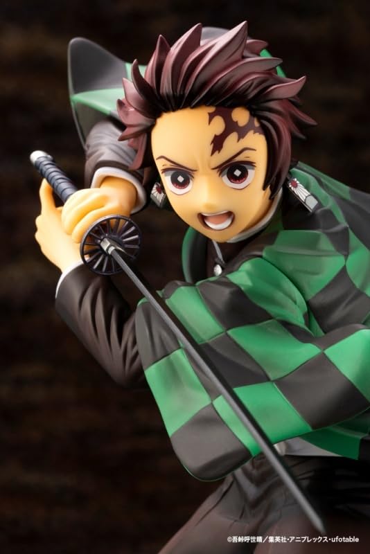 Amazon.co.jp: きめつ ARTFX J 竈門炭治郎 たんじろう 炭治郎 鬼 呼吸