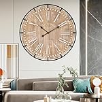 30 Wood and Metal Farmhouse Clock