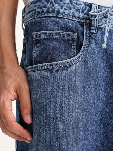 Image of Rare Rabbit Baggy Plain Jeans