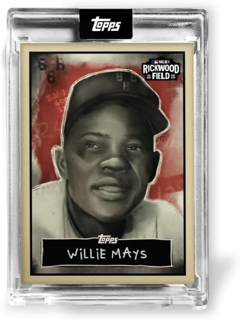 Willie Mays Topps Slabbed Baseball Card- Exclusive 2024 TOPPS MLB at Rickwood~~~Negro League Collection Card RW-4~~Birmingham Black Barons