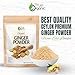 True Organic Ceylon Ginger Powder, 1 Pound Bulk Bag, Certified USDA Organic & Kosher, Non-GMO, Organic Ginger Powder Pure Ceylon Quality,Great for Baking, Cooking & Tea.