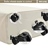 29" Large Slim Rolling Laundry Basket on Wheels with Removable Bag, Foldable Laundry Hamper with Handle, Collapsible Laundry Sorter and Organizer, Tall Storage Basket Bin (Grey) - 6