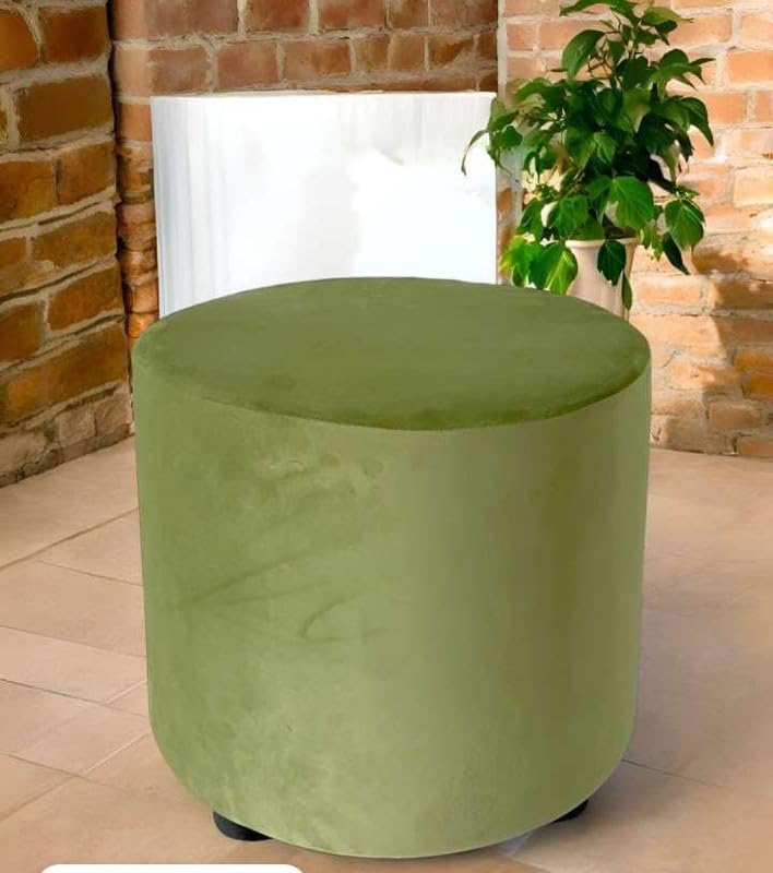 PLATINUM WOOD CRAFT Fabric Pouf (Pre Assembled)-image-20