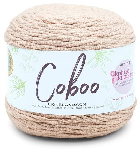 Lion Brand Yarn Coboo hilo bronceado para tejer jerséis ligeros y chales de verano 4