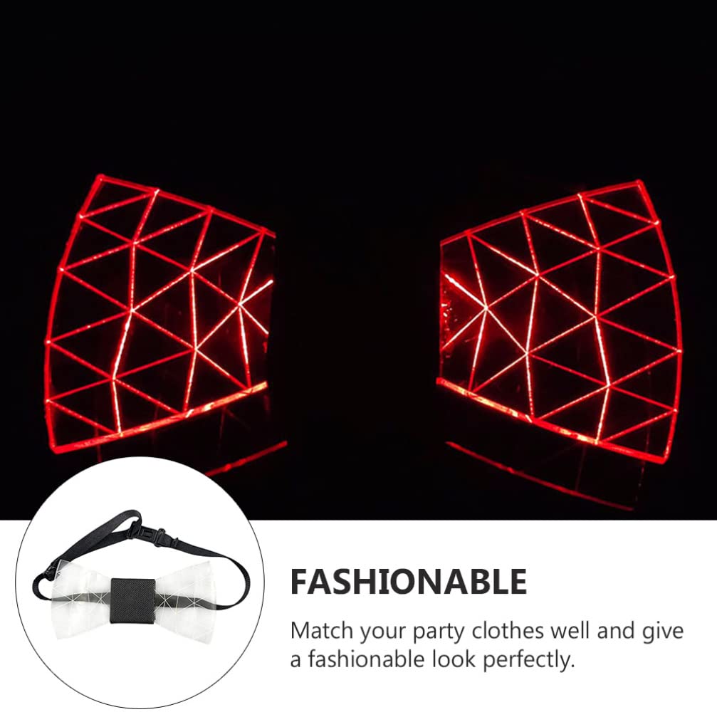 Alipis 1stück Bow Tie Für Festivals Und Partys Leuchtende Fliege Mit Einzigartigem Design Für Halloween Tanzveranstaltungen Und Besondere Anlässe Perfektes Zubehör Für Festliche