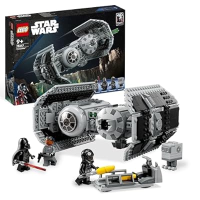 LEGO 75347 Star Wars TIE Bombe Spielzeug mit Darth Vader Minifigur mit Lichtschwert und Gonk-Droide  Starfighter Modell - Geschenk für Jungen und Mädchen ab 9 Jahren