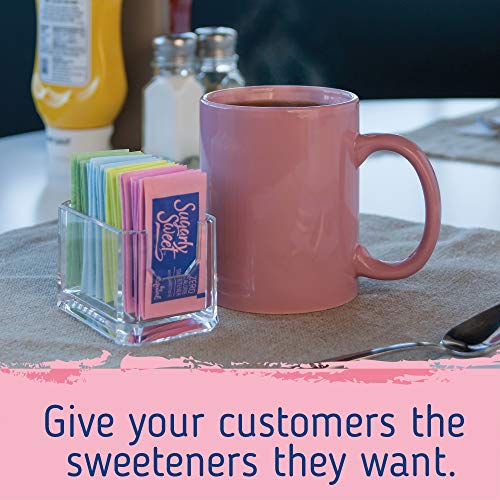 SUGARLY SWEET Zero Calorie Sweetener Packets with Saccharin, Sugar Substitute, Sugar Alternative, Pink Sweetener Packets, 2,000 Packets - Thumbnail 4