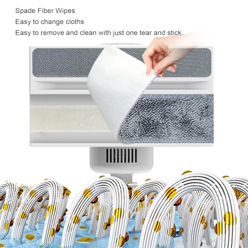 Outil de nettoyage de vitres électrique à perche rétractable longue portée