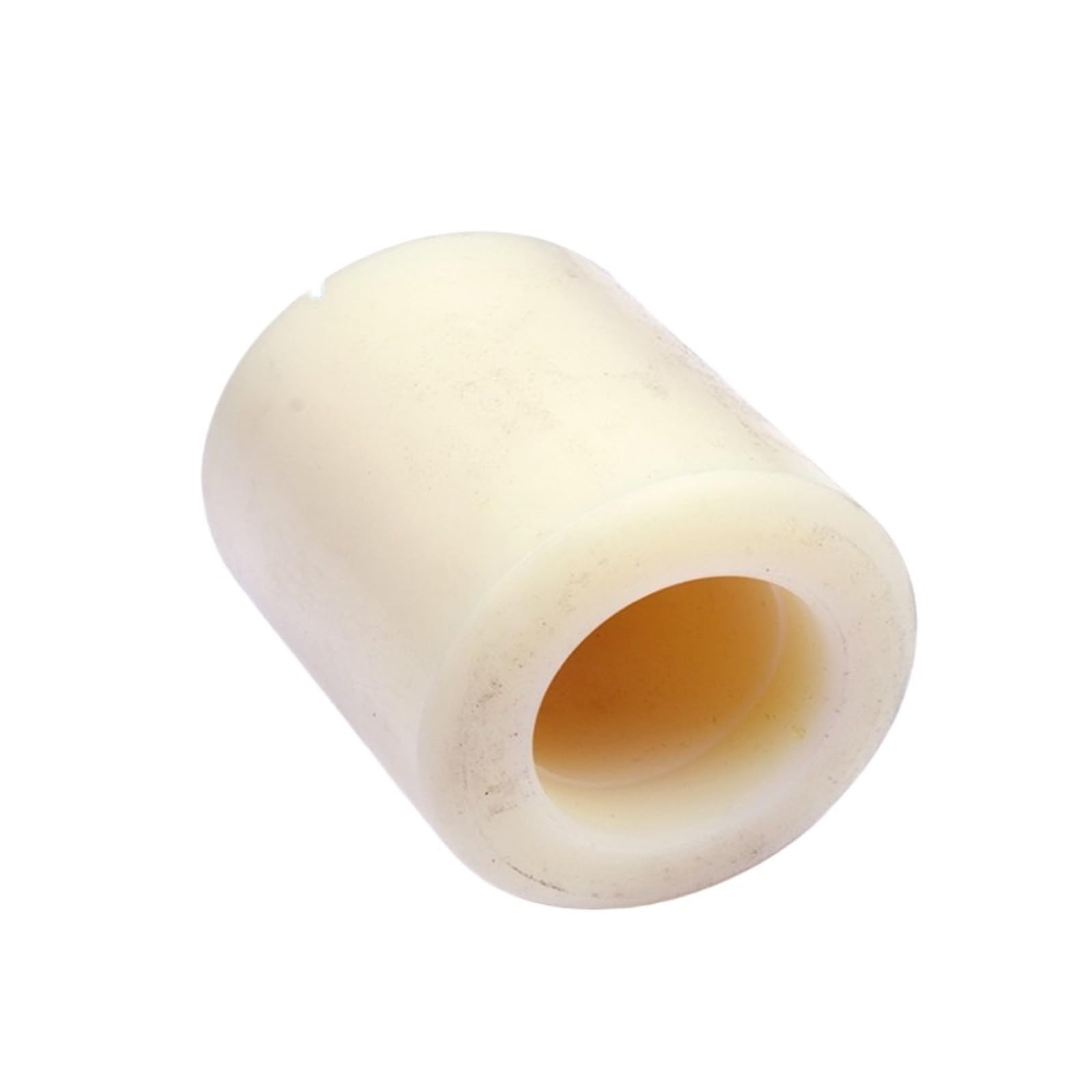 QfUxYYSLD 2 Nylon Wheels for Forklifts (Flat/Drum, 80 x 70 mm and 80 x 60 mm), Wear-Resistant, Replacement for Industrial Warehouse Forklifts (Nylon Flat 80 x 70)