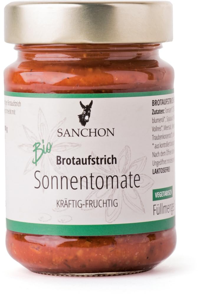 Brotaufstrich Sonnentomate, Sanchon 18 x 190 g