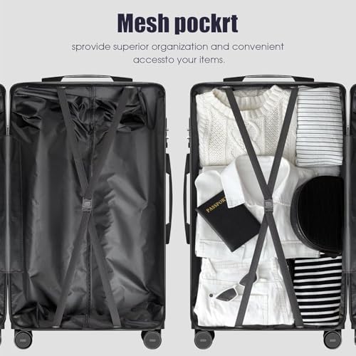 Luggage Sets 3 Piece, Hardside Suitcase Set with Spinner Wheels & TSA Lock, Lightweight Durable Travel Luggage Set of 3 (Blue)4