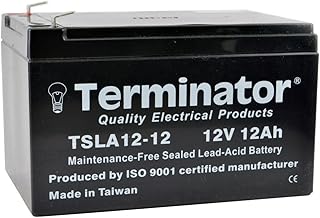 Sealed Lead Acid Battery 12V-12Ah TSLA12-12B Terminator made in Taiwan