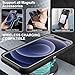 YKHJKLEC for iPhone 12/12 Pro Case, Compatible with Magsafe, Military Grade 3 in 1 Heavy Duty Shockproof/Drop Proof/Dust Proof with 2Pcs Tempered Glass Screen Protector (New-Black/Grey)
