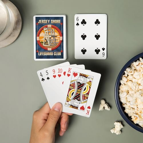 Lantern Press Naipes Poker Jersey Shore Lifeguard Club miniatura 2