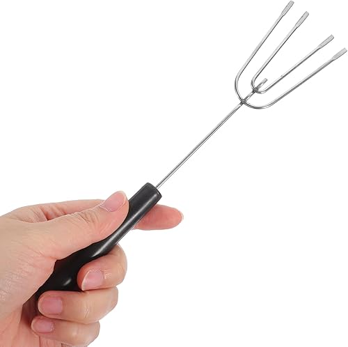 Miniatura 4 de HOLIDYOYO Tenedor de chocolate para inmersión de chocolate, tenedores de fondue, herramienta de fondue de queso, tenedor de chocolate, salsa de