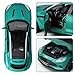 FLYKIRIN Toy Cars 1:32 Aston Martin DBX Diecast Cars,Car Models with Light Sound and Pull Back,Car Toys Birthday Gifts for Boys and Boyfriends (Green)