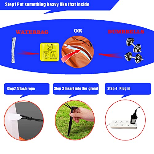 Seasonblow 8Ft Long 4Th Of July Inflatables Archway Outdoor Decorations, Fourth July Patriotic Blow Up Uncle Sam With Eagle American Flag Arch Built-In Led Inflatable For Holiday Memorial Day Yard #TOP7