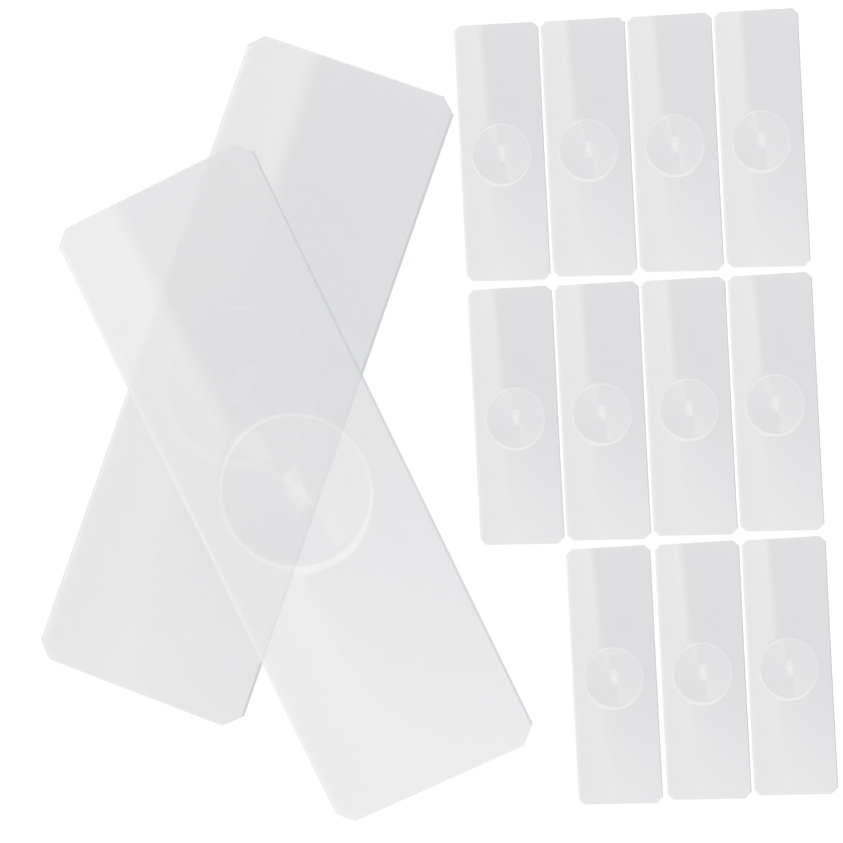 ABOOFAN 50pièces Lames Pour Microscope Verre Lames De Microscope Pour Spécimens Aquatiques De Verre De Laboratoire Pour Spécimens