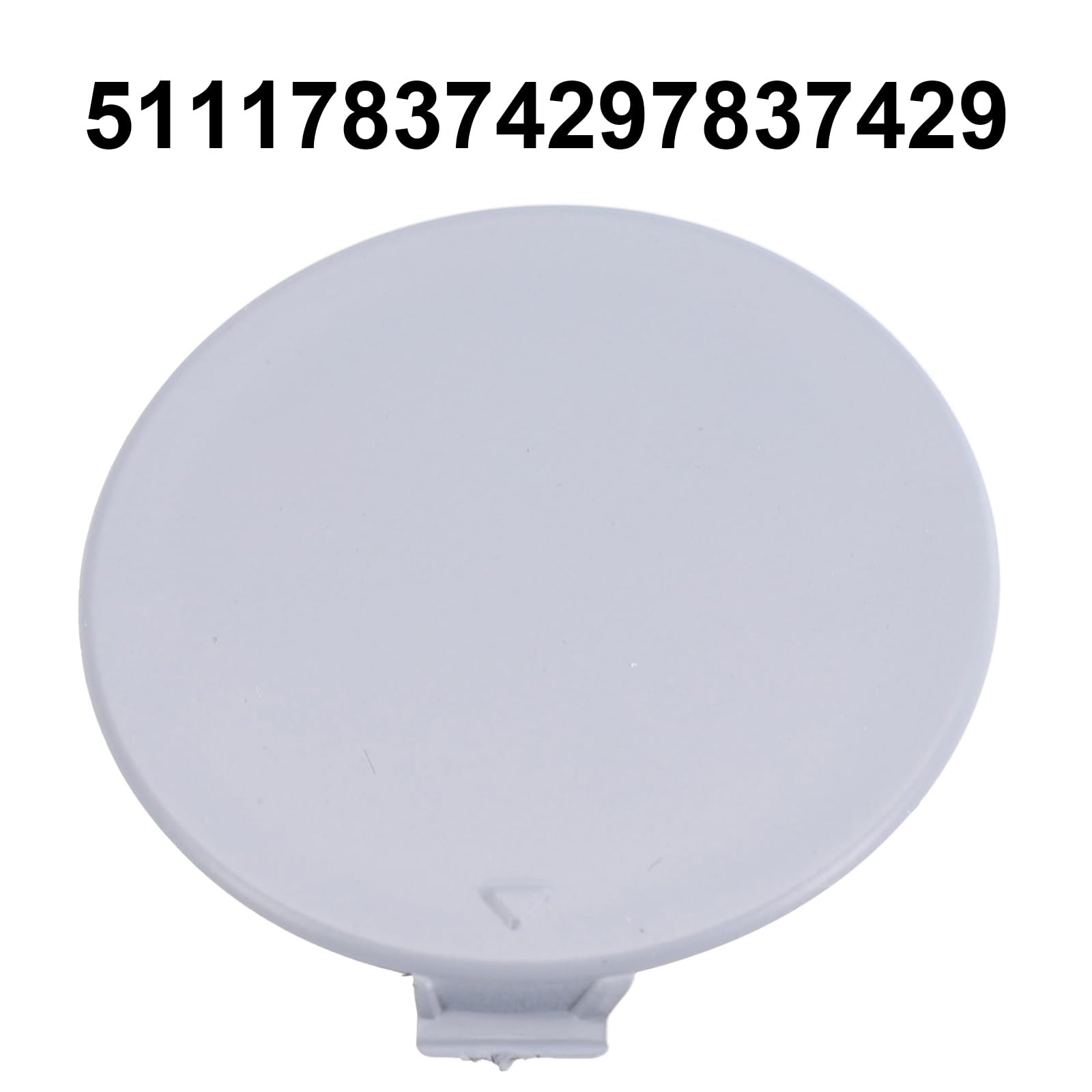 Cubierta de gancho de remolque delantero Besshepplo, componente exterior del coche. Cubierta del ojo del gancho de remolque para BMW E81 E87, modelos 2004-2012, paquete M Sport. Número OEM 51117837429