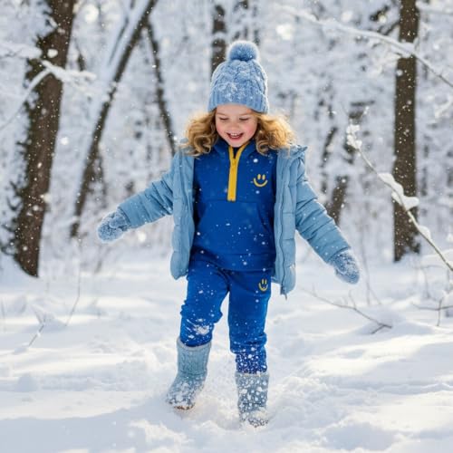 Image of YOUNGER STAR Toddler Baby Boy Girl Clothes Fall Winter Outfits Long Sleeve Hoodie Sweatshirt Sweat Pants Cotton Sweatsuits