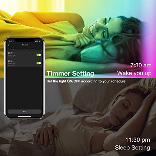 VOLIVO LED Strip Lights for Bedroom Via APP Control