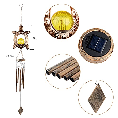 Turtle Wind Chimes Mothers Day Mom Gifts, Tortoise Turtle Chimes Gifts For Mom Gifts For Women Gifts For Grandma Birthday Gifts Turtle Gifts Turtle Decor Gardening Gifts #TOP5
