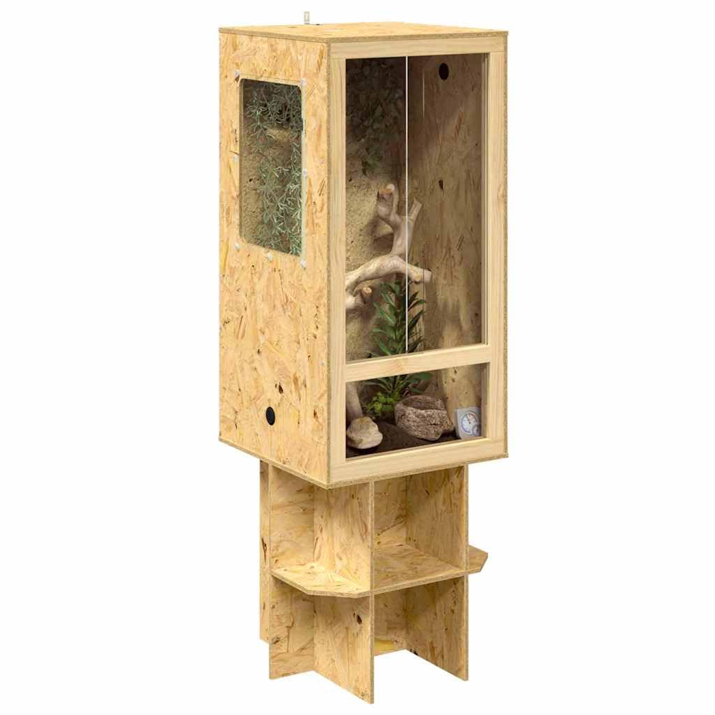 Générique Terrarium Marron 50 x 50 x 130 cm OSB,Articles pour Animaux de Compagnie,Accessoires pour Reptiles & Amphibiens,Terrariums pour Reptiles et Amphibiens,Marron,30.6 KG,3397891