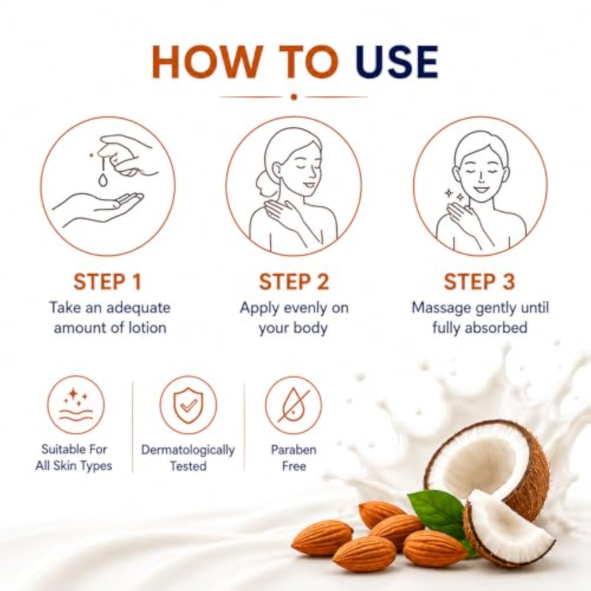 Coconut Body Lotion with Almond & Vitamin B5