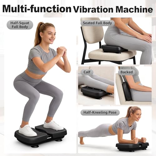 Plataforma vibratoria para ejercicio, mini plataforma vibratoria para drenaje linfático y pérdida de peso, 1 pieza miniatura 5