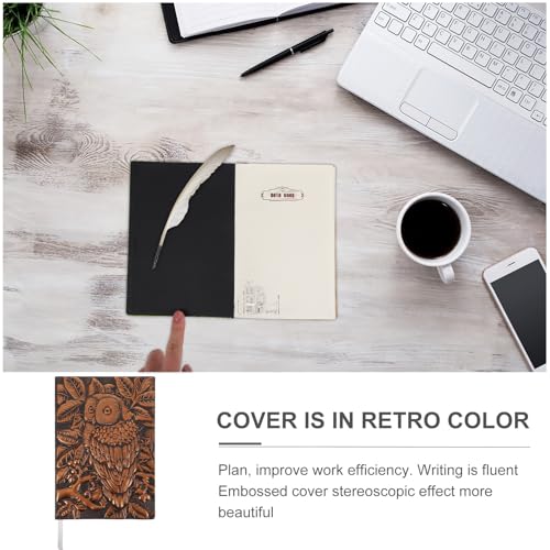 Bloc de notas retro de búho A5, el regalo ideal para escritores 2