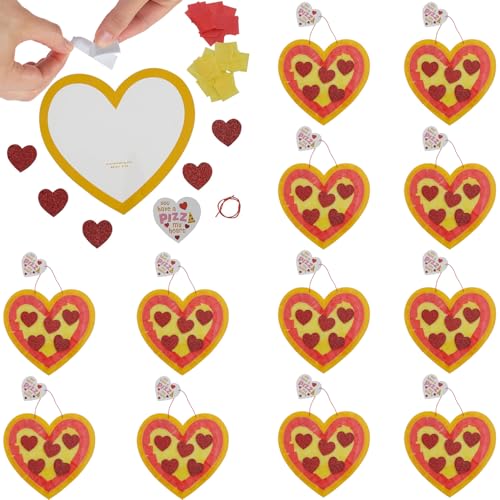 Kit bricolage cœur Saint-Valentin pour animer les fêtes d'école et les activités après la classe